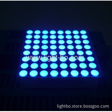 1.89" 4.8mm Ultra Bright Blue 8 X 8 Dot Matrix Led Displays With Size 48 X 48mm 